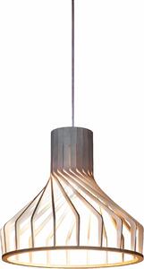 Lampadario BIO bianco in legno naturale 1xE27x40W, dimensioni: 150x38x38 cm, IP20, Nowodvorski Lighting