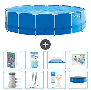 Piscina autoportante rettangolare - 457x122 cm - 7 pezzi - Modello S635