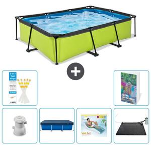 Piscina fuori terra rettangolare - 300x200x65 cm - 5 pezzi - Modello S219