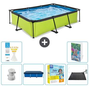 Piscina fuori terra rettangolare - 300x200x65 cm - 5 pezzi - Modello S234