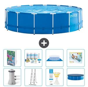 Piscina fuori terra a struttura - 457x122 cm - 7 pezzi - Modello S683