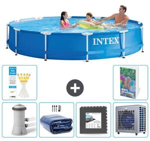 Piscina autoportante rettangolare - 366x76 cm - 5 pezzi - Modello S190