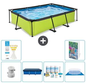 Piscina fuori terra rettangolare - 300x200x65 cm - 5 pezzi - Modello S251