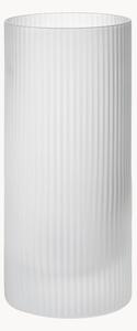 Set di 2 bicchieri da long drink in vetro soffiato con scanalatura in rilievo Ripple, 480 ml