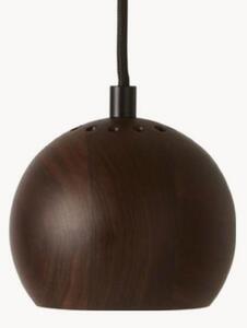 Lampada a sospensione a LED in legno di noce Ball
