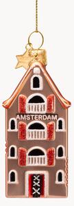 Addobbo di Natale in vetro soffiato Amsterdam Canal House