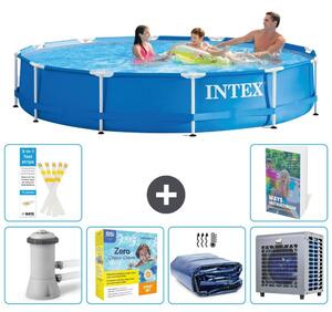 Piscina autoportante rettangolare - 366x76 cm - 5 pezzi - Modello S331