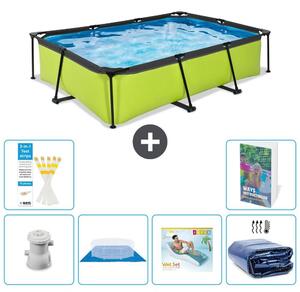 Piscina fuori terra rettangolare - 300x200x65 cm - 5 pezzi, modello S345