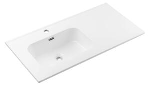 Comad mobili lavabo GO 2, 90 cm, bianco, Vetroceramica
