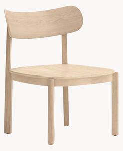 Sedia lounge con gambe in legno di frassino Nara
