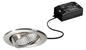 BRUMBERG Faretto LED da incasso BB09, on/off, acciaio inox BB09, Alluminio / Grigio / Zincato, Soggiorno / Sala da pranzo, Acciaio Inox, Downlight