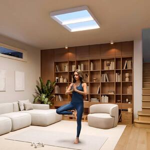 Philips Plafoniera soffitto SKYLIGHT, dimmerabile, Bianco / Opale, Soggiorno / Sala da pranzo, Plastica, Moderno, Plafoniera