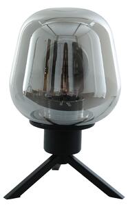 Lampada da tavolo - nero - Reflexion - vetro metallo - Ø 15cm - E27 - 2683ZW - Steinhauer