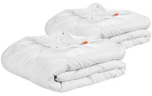 Piumino 155 x 220 cm, set di 2, piumino 4 stagioni, 100% microfibra, adatto a chi soffre di allergie, sleepling Basic 100
