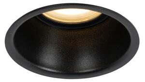 Faretto da incasso smart nero IP44 incl. Wifi GU10 50mm - Dept