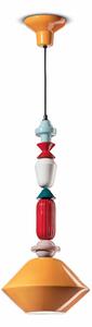 Lampada a sospensione C2511-GIA Collezione LARIAT Diametro ? 31x h 70 cm -1 x max 53W E27 interno COLOREGiallo