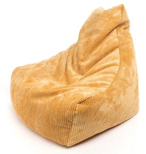 Pouf poltrona sacco seduta keiko s in velluto con cuscino