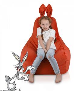 Bunny l pouf poltrona sacco coniglietto bugs bunny in microfibra