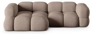 Divano angolare marrone (con penisola a sinistra/con chaise lounge) Loretto – Cosmopolitan Design