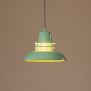 Lampada a sospensione Lorenz ROYALTECH, dimmerabile, Verde, Soggiorno / Sala da pranzo, Metallo, Vintage, Lampada a sospensione