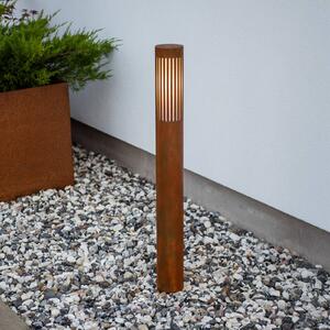 Konstsmide Lampioncino da giardino Pistoia, dimmerabile, Marrone / Ruggine, Alluminio, Lampada da esterni