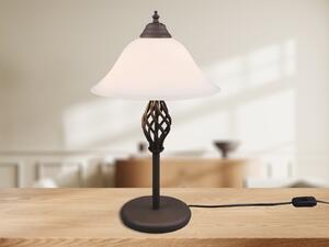 Lampada da tavolo RUSTICA E14 40 W marrone antico