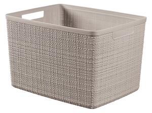 Cesto contenitivo in plastica 36x28x23 cm Jute L – Curver