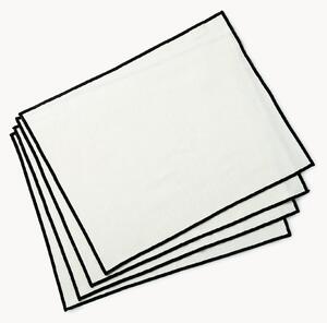 Set di 4 tovagliette americane fatte a mano Jules