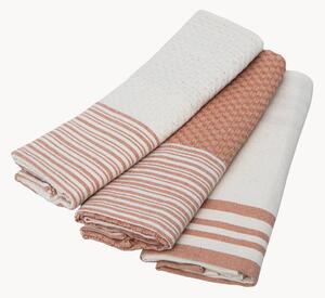 Set di 3 strofinacci in cotone fatto a mano Mahdia