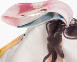 Oscar poltrona sacco in morbido tessuto pile di velluto fantasia design - pratica maniglia