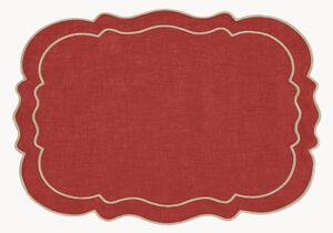 Tovaglietta americana con bordo ricamato Clou