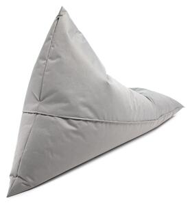 Pouf triangolare lazy s cuscino da terra 80x130cm poliestere impermeabile per esterno