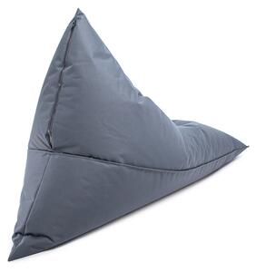 Pouf triangolare lazy s cuscino da terra 80x130cm poliestere impermeabile per esterno