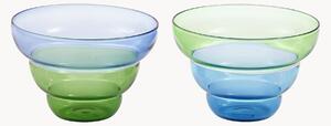 Set di 2 bicchieri in vetro Mizu Kiri
