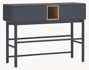 Consolle in legno con vano contenitore Corvo
