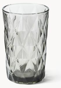 Bicchieri da long drink con motivo strutturato Colorado, set da 4