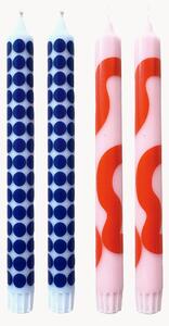 Set di 4 candele da tavolo New Ones