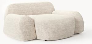 Poltrona lounge XL in bouclé Wolke