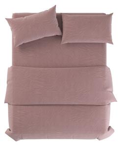 Set copripiumino e federa rosa polveroso in lino per letto singolo 135x200 cm Blush – Native Natural
