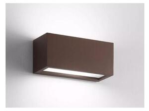 METRO APPLIQUE DA ESTERNO IP54 LED 24W LUCE 3000K O 4000K CORTEN O ANTRACITE ISYLUCE