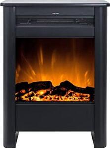 Stufa elettrica a legna 46 cm 1500 W nera