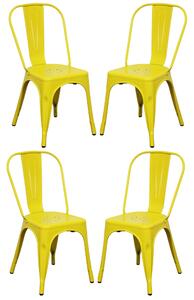 AGATHA - Set 4 sedie industrial