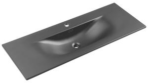 Comad mobili da bagno lavabo SKY 1 nero opaco 120 cm
