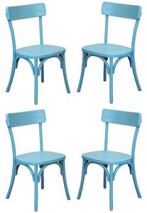 CHELSEA - set 4 sedie in legno di olmo