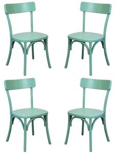 CHELSEA - set 4 sedie in legno di olmo