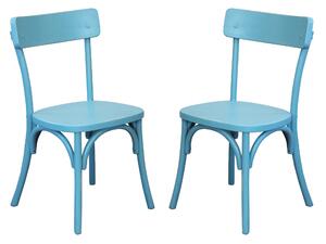 CHELSEA - set 2 sedie in legno di olmo