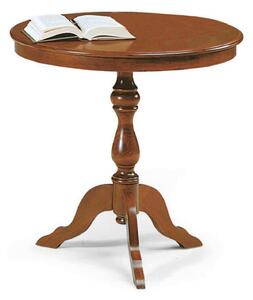 DUKE - tavolino in legno massello tondo cm Ø 60