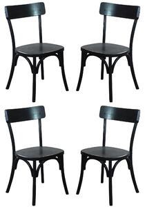 CHELSEA - set 4 sedie in legno di olmo