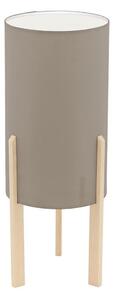 Eglo 97893 - Lampada da tavolo CAMPODINO 1xE27/60W/230V, altezza 400 mm, colore taupe