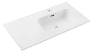 Comad furniture lavabo GO 2 90 cm in Vetroceramica bianca